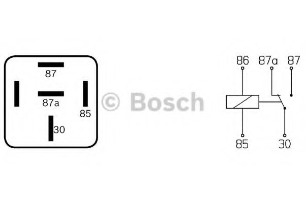 BOSCH 0 332 204 001 Relay